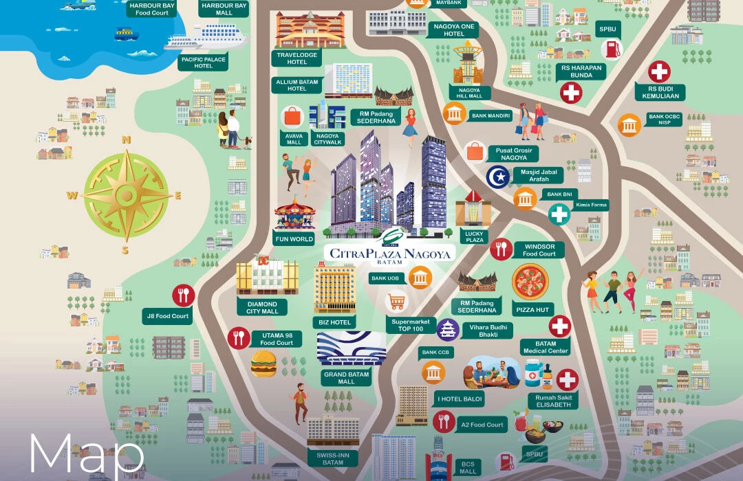 Map-CitraPlaza-Nagoya-Batam